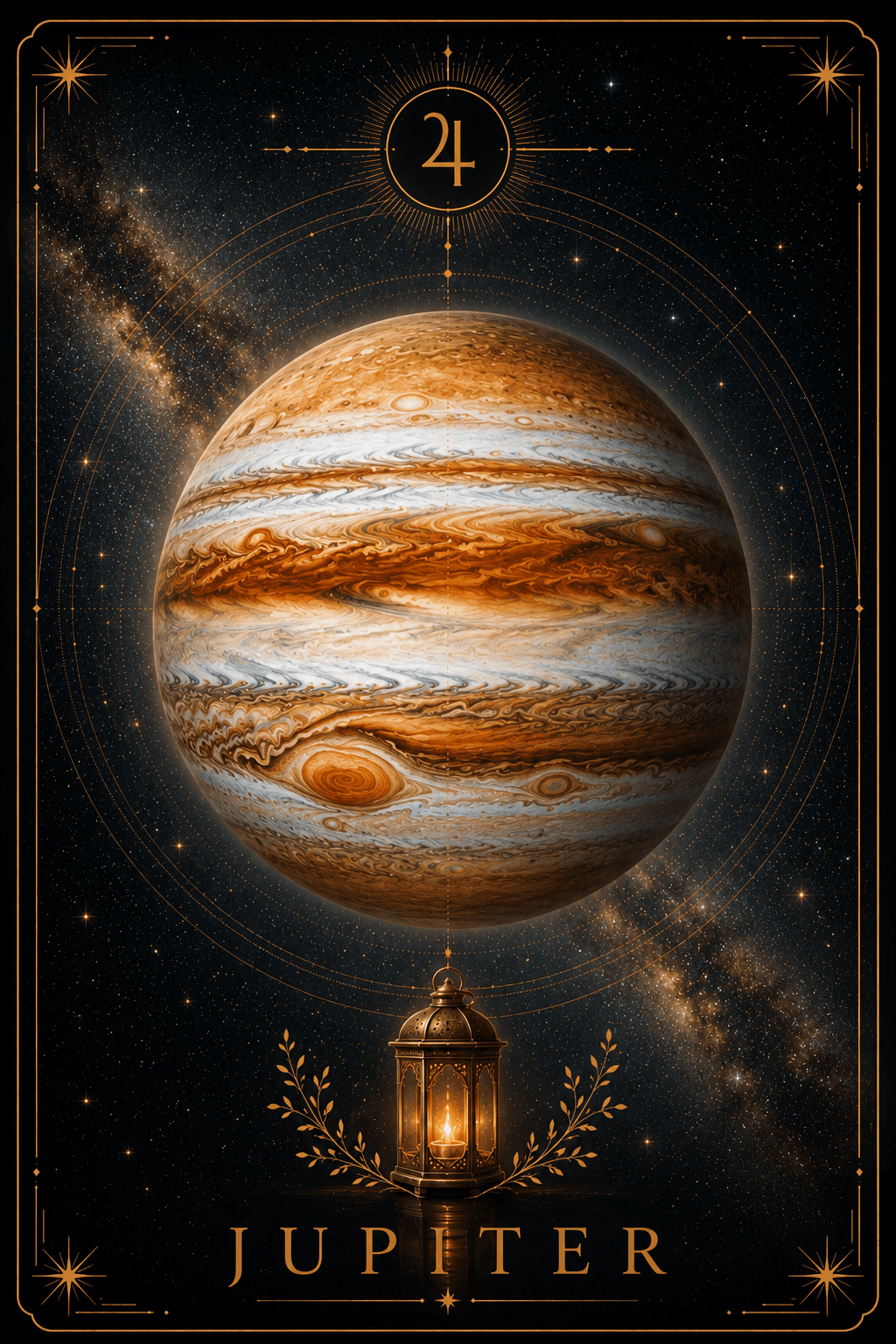 Jupiter oracle card