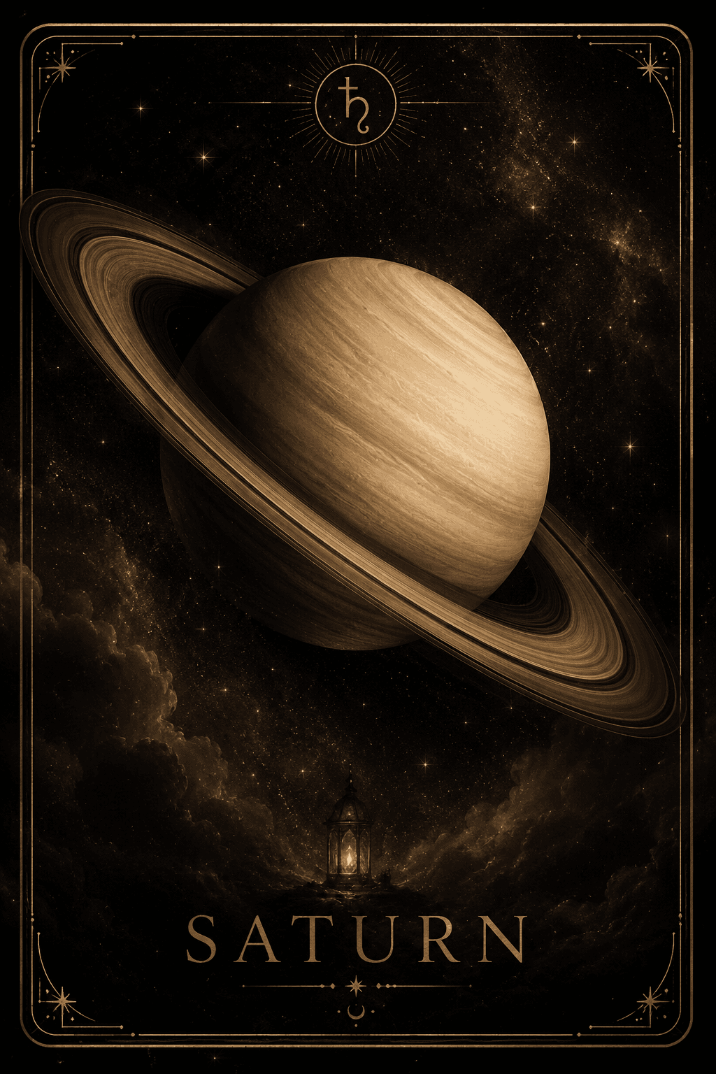 Saturn oracle card
