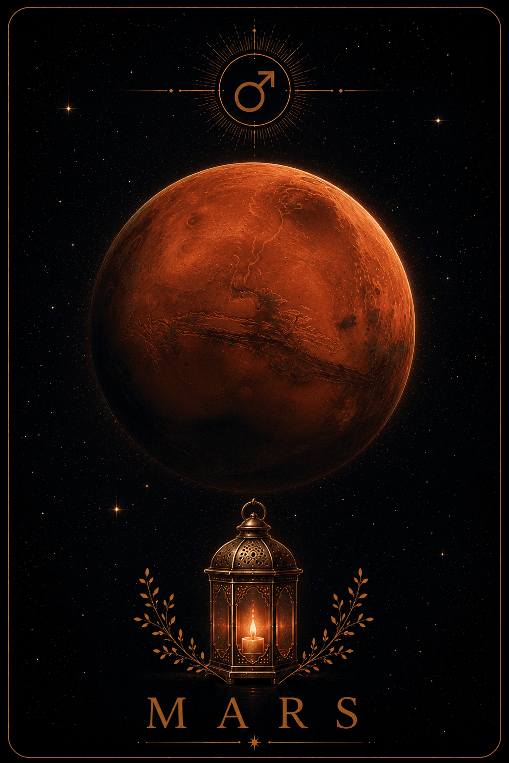 Mars oracle card